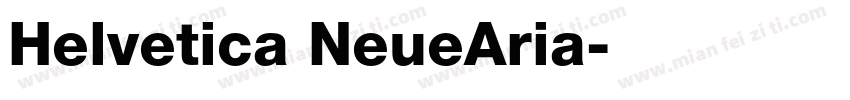 Helvetica NeueAria字体转换